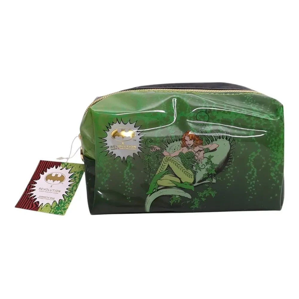 Revolution X Batman Poison Ivy Harley Quinn Makeup Bag Palette Lip Liner Set 7